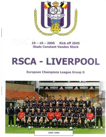 Match programme